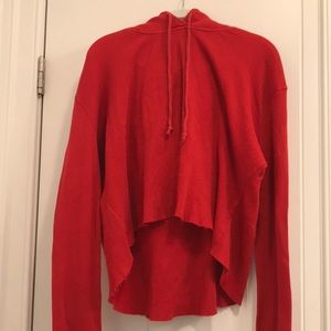 John Galt thermal hooded pullover